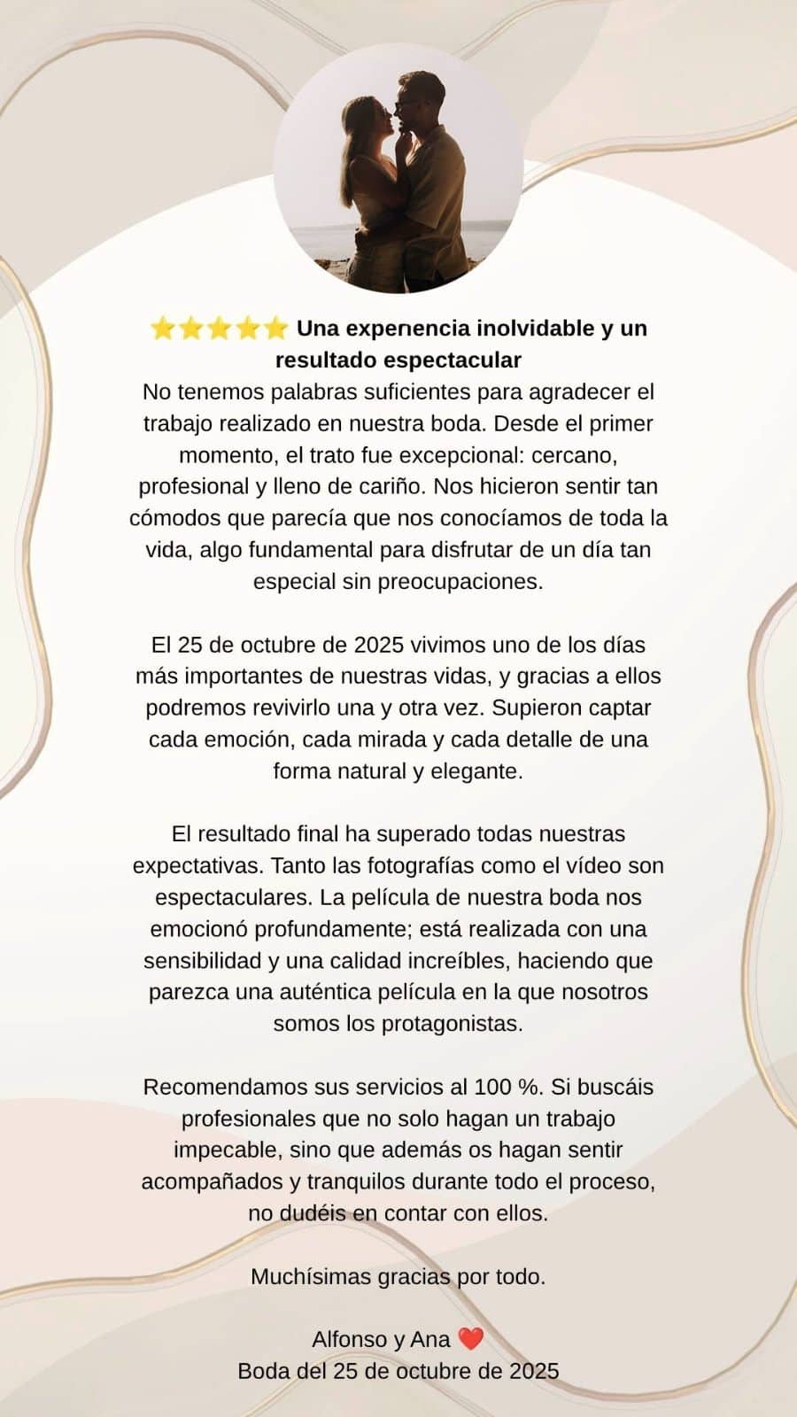 Reseña de Alfonso y Ana